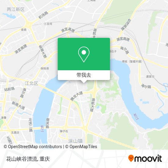 花山峡谷漂流地图