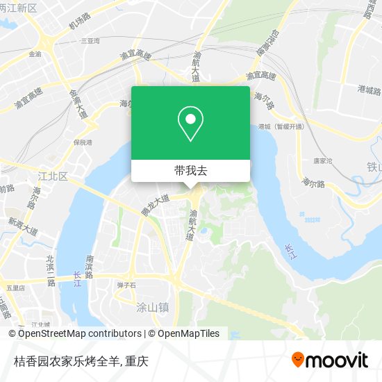 桔香园农家乐烤全羊地图