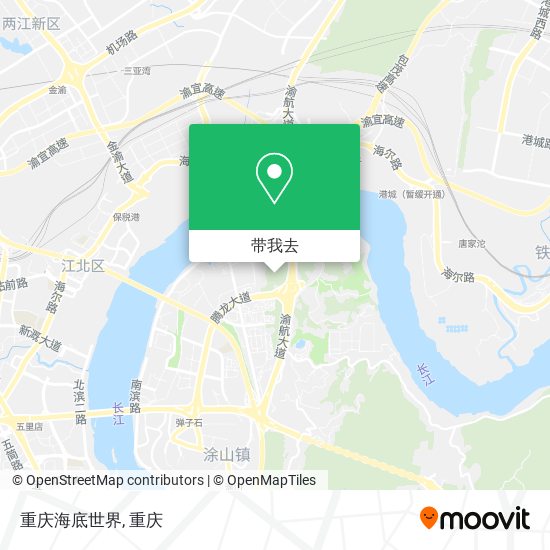重庆海底世界地图