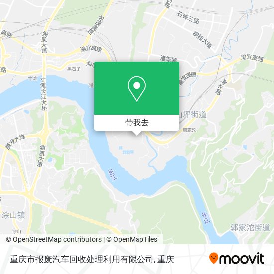重庆市报废汽车回收处理利用有限公司地图