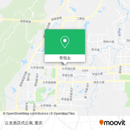 云龙酒店式公寓地图