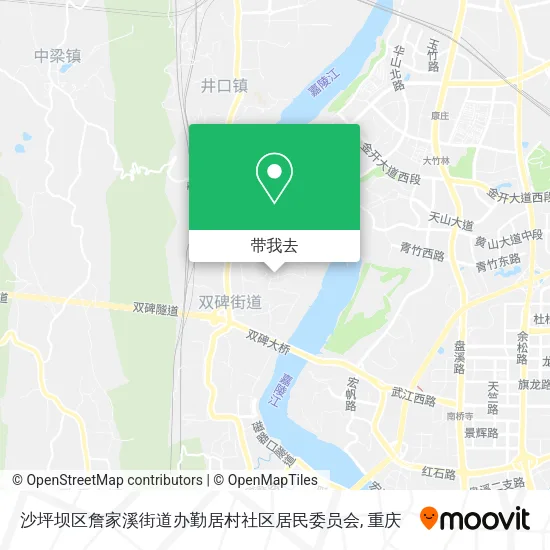 沙坪坝区詹家溪街道办勤居村社区居民委员会地图