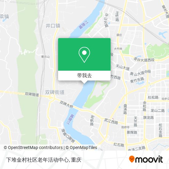 下堆金村社区老年活动中心地图