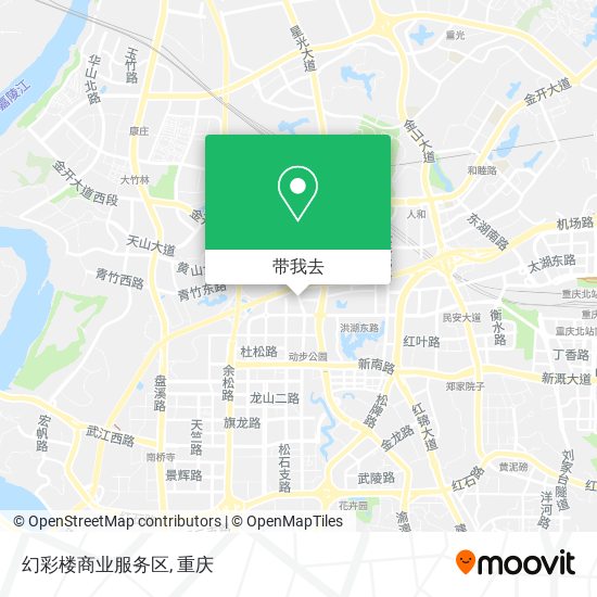 幻彩楼商业服务区地图