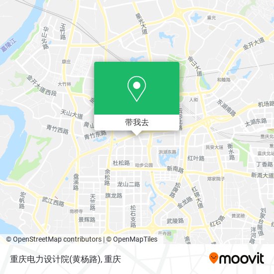 重庆电力设计院(黄杨路)地图
