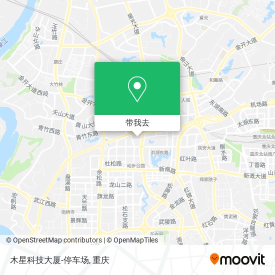 木星科技大厦-停车场地图