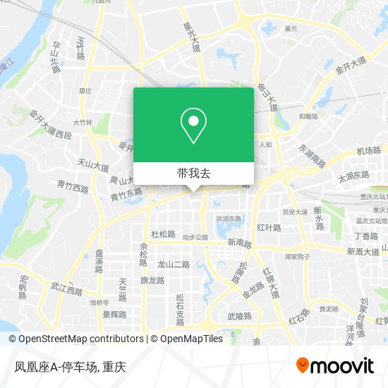 凤凰座A-停车场地图