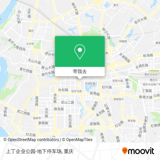 上丁企业公园-地下停车场地图