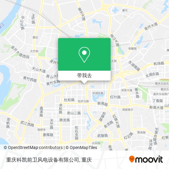 重庆科凯前卫风电设备有限公司地图