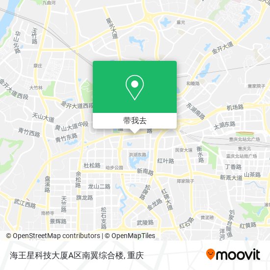 海王星科技大厦A区南翼综合楼地图