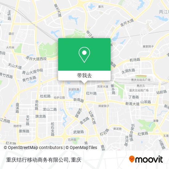 重庆结行移动商务有限公司地图
