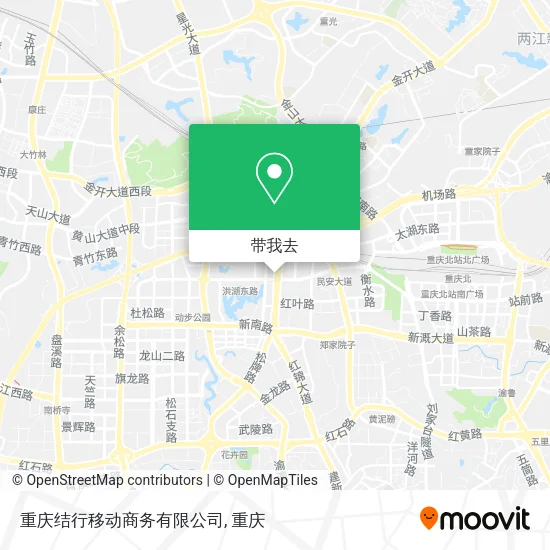 重庆结行移动商务有限公司地图