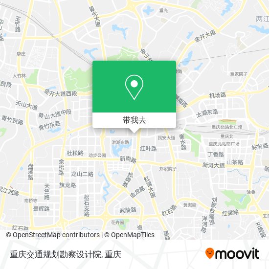 重庆交通规划勘察设计院地图