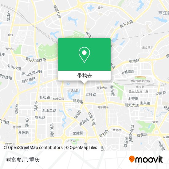 财富餐厅地图
