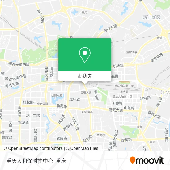 重庆人和保时捷中心地图