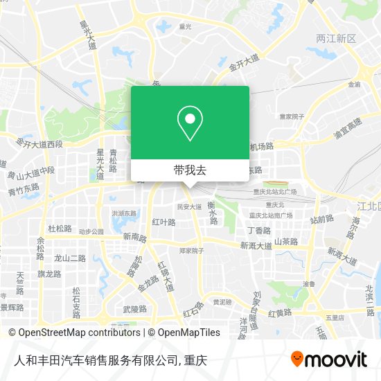 人和丰田汽车销售服务有限公司地图