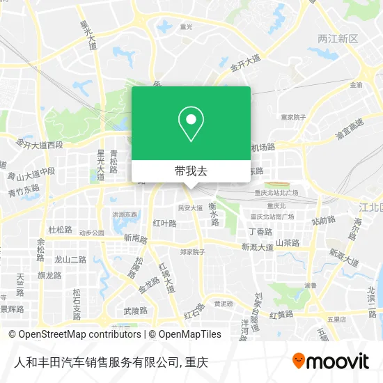 人和丰田汽车销售服务有限公司地图