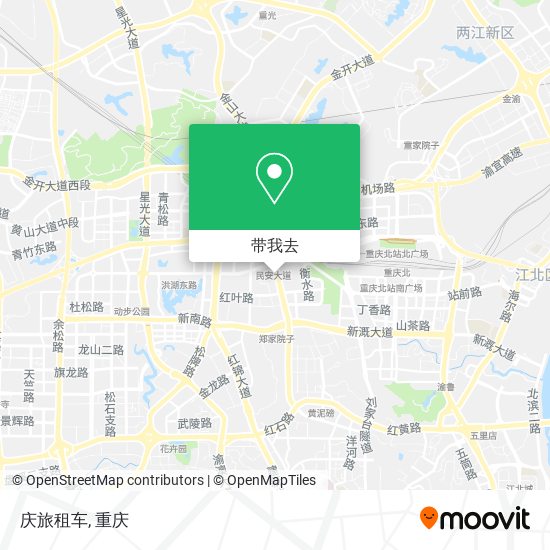 庆旅租车地图