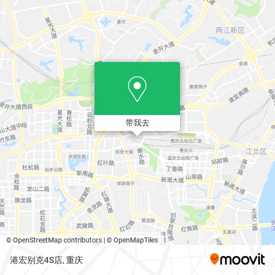港宏别克4S店地图