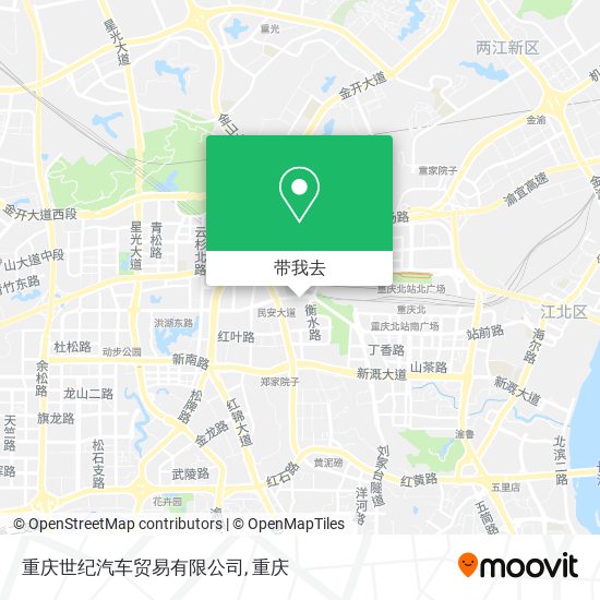 重庆世纪汽车贸易有限公司地图