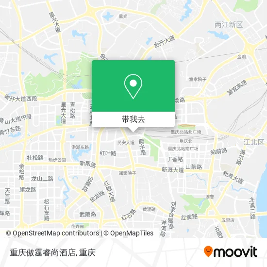 重庆傲霆睿尚酒店地图