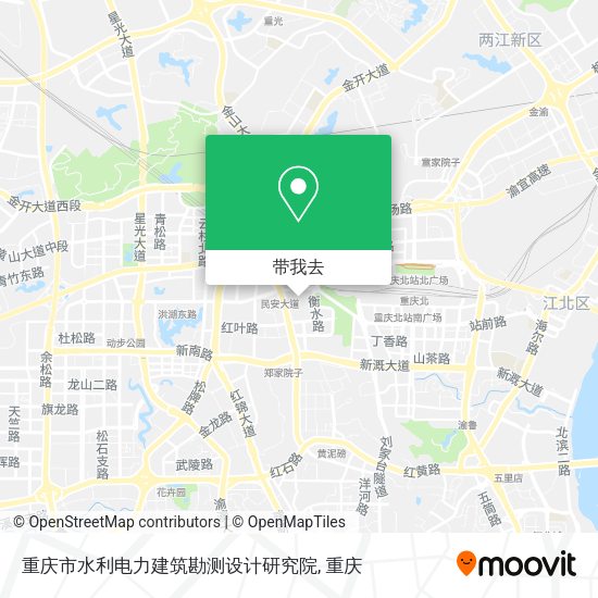 重庆市水利电力建筑勘测设计研究院地图