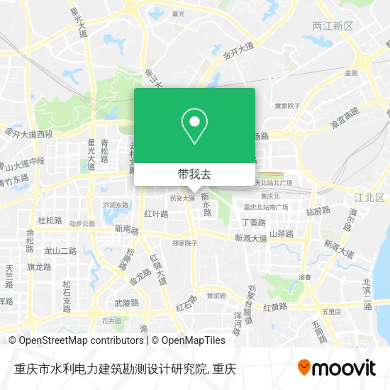 重庆市水利电力建筑勘测设计研究院地图
