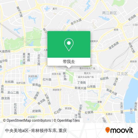 中央美地a区-·肯林顿停车库地图