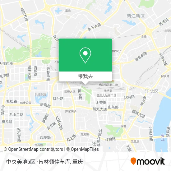 中央美地a区-·肯林顿停车库地图