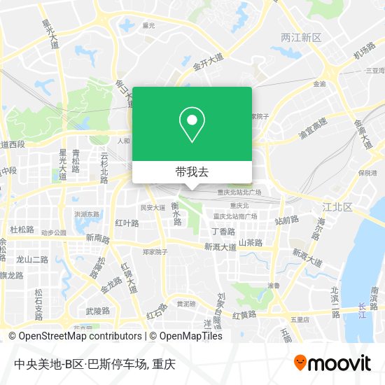 中央美地-B区·巴斯停车场地图