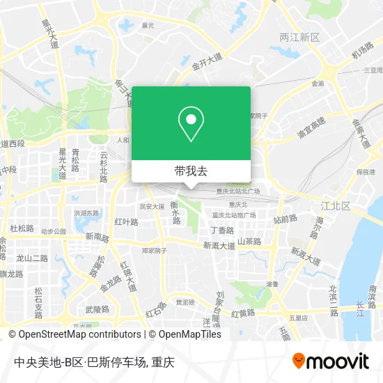 中央美地-B区·巴斯停车场地图