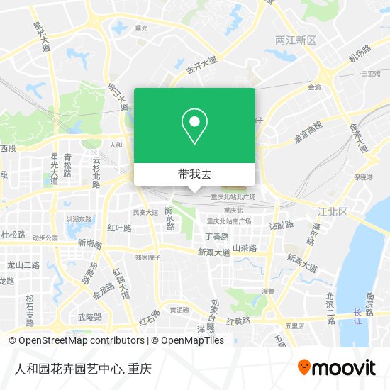 人和园花卉园艺中心地图