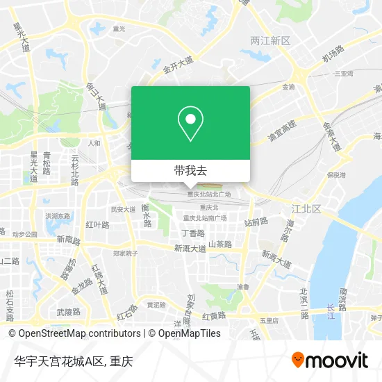 华宇天宫花城A区地图
