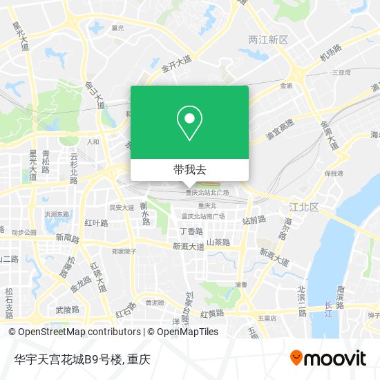 华宇天宫花城B9号楼地图