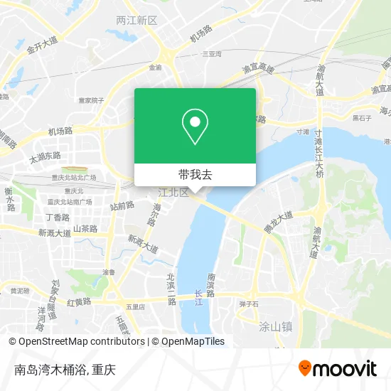 南岛湾木桶浴地图