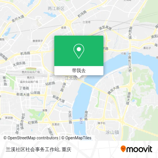 兰溪社区社会事务工作站地图