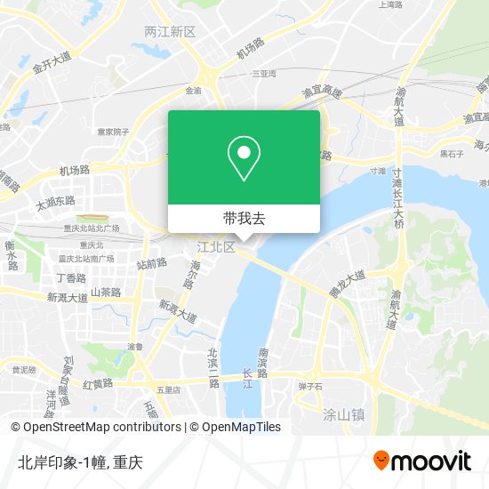 北岸印象-1幢地图