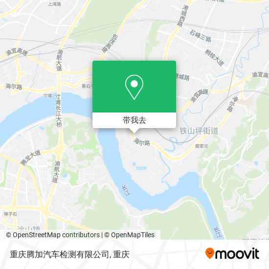 重庆腾加汽车检测有限公司地图
