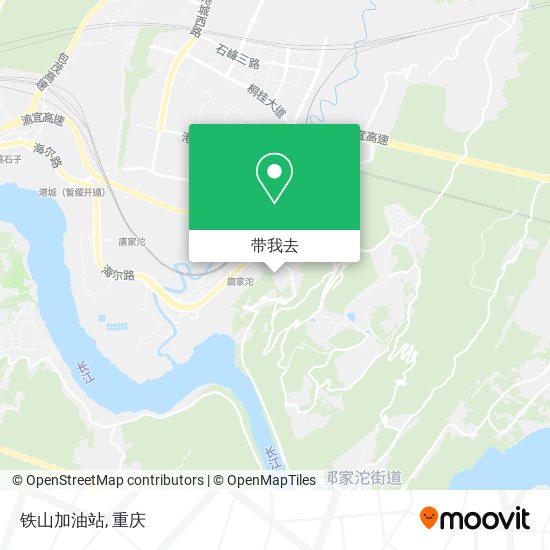 铁山加油站地图