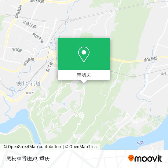 黑松林香椒鸡地图