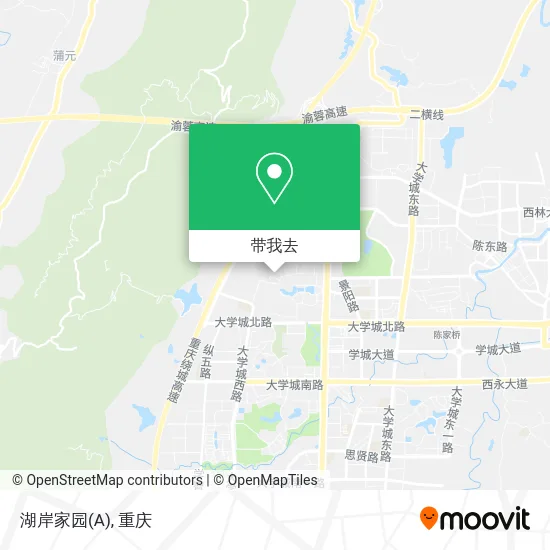 湖岸家园(A)地图
