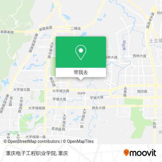 重庆电子工程职业学院地图