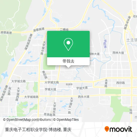 重庆电子工程职业学院-博德楼地图
