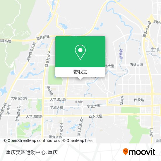 重庆奕晖运动中心地图