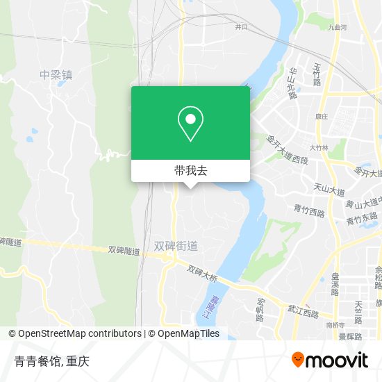 青青餐馆地图
