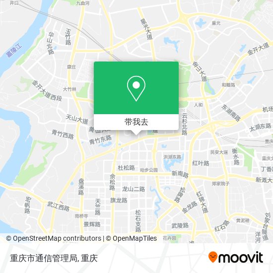 重庆市通信管理局地图