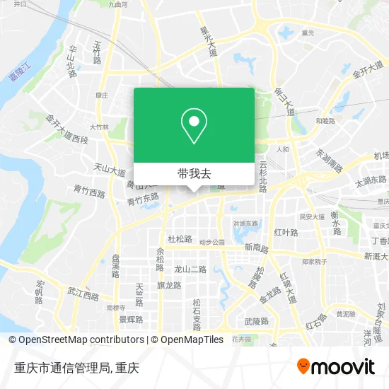 重庆市通信管理局地图