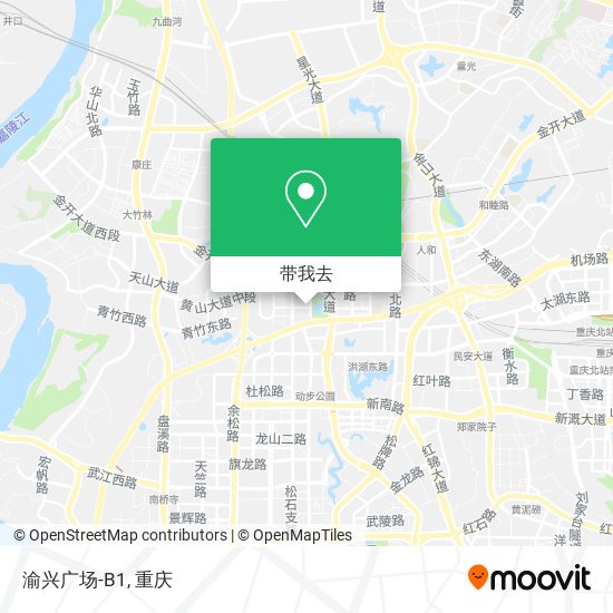 渝兴广场-B1地图