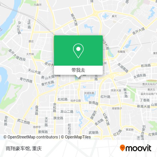 雨翔豪车馆地图