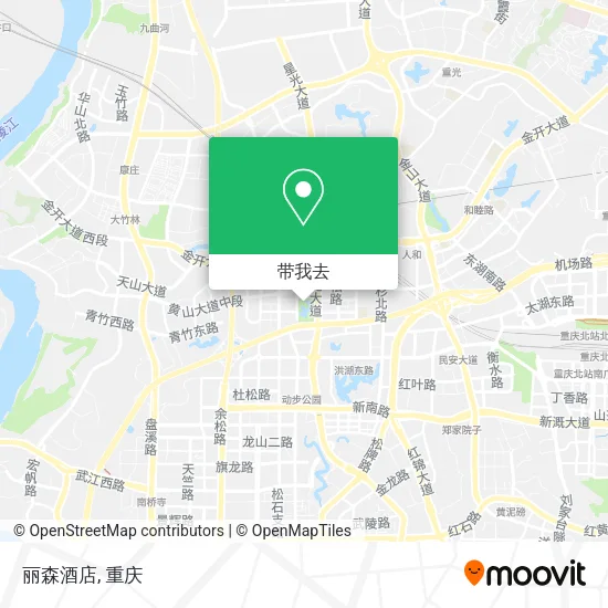 丽森酒店地图